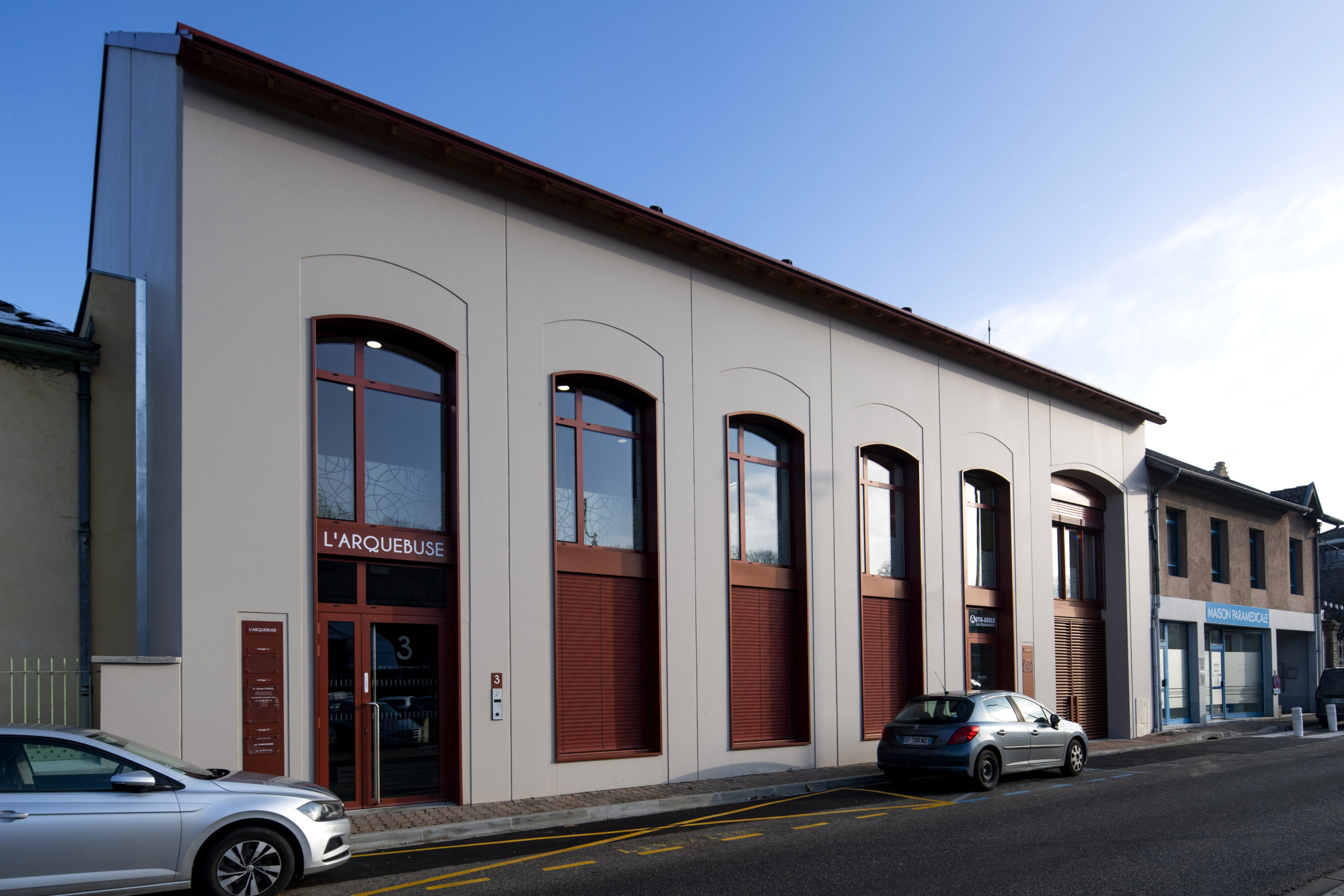 Nouvelle maison médicale au centre bourg de la Tour du Pin (38)